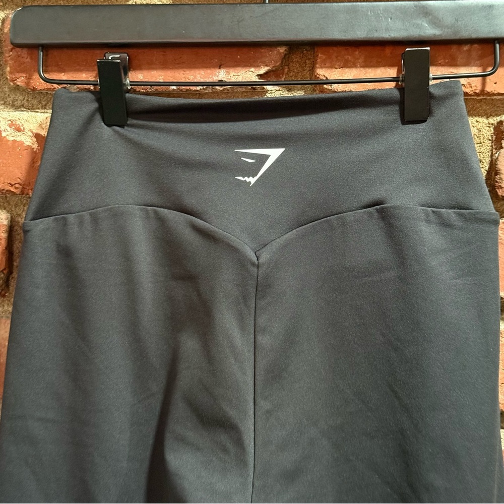 Gymshark Black‎ Seamless Cycling Shorts High Waisted Athleisure Size Small - Picture 4 of 11